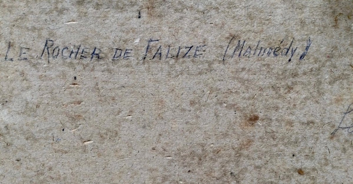 « Le Rocher De Falize » Jean Defrecheux-photo-3
